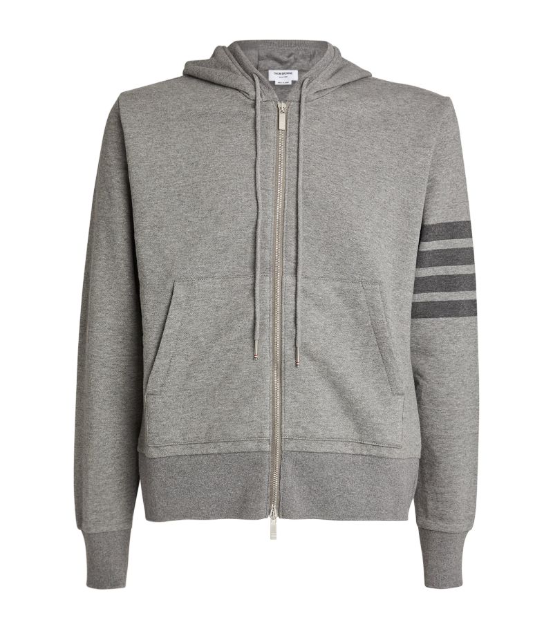 Thom Browne Thom Browne 4-Bar Zip-Up Hoodie