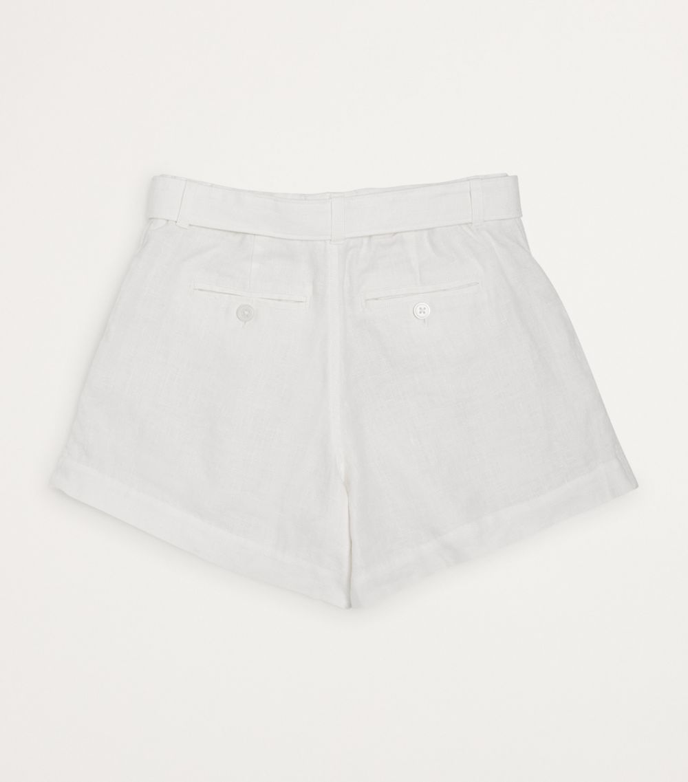 Ralph Lauren Kids Ralph Lauren Kids Linen Belted Shorts (7-14 Years)