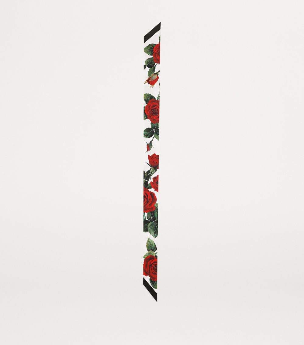 Dolce & Gabbana Dolce & Gabbana Rose Print Headscarf