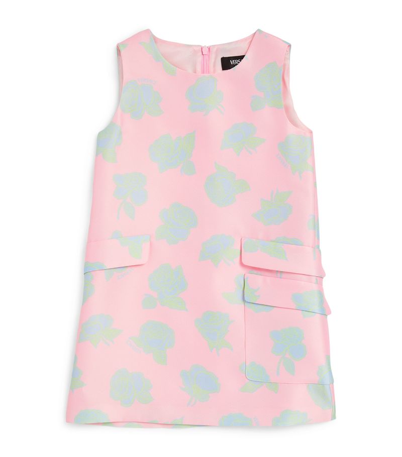 Young Versace Versace Kids Floral Sleeveless Dress (4-12 Years)