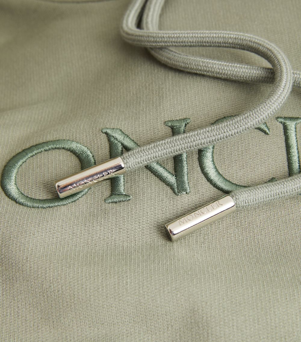 Moncler Moncler Embroidered Logo Hoodie