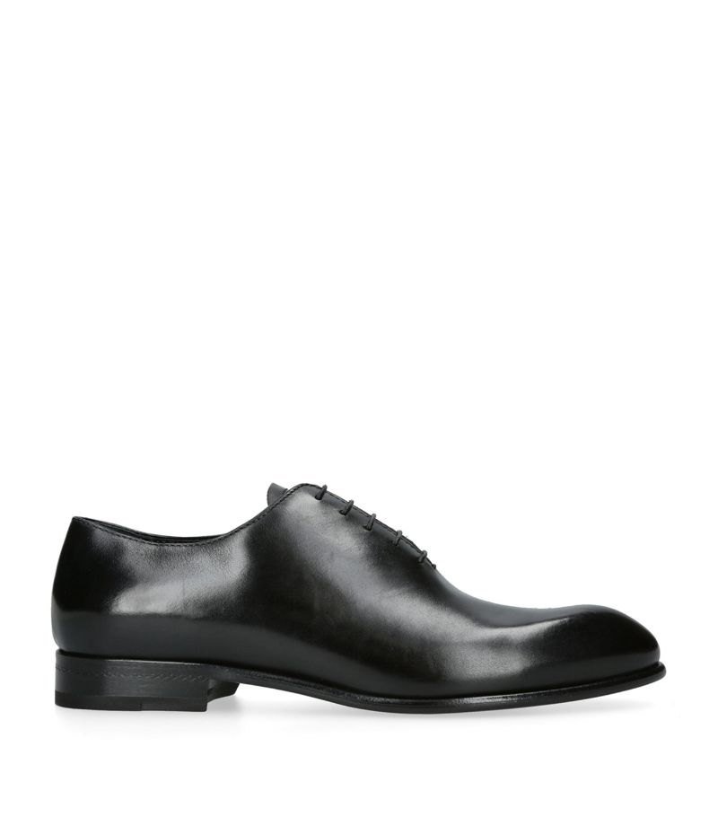 zegna Zegna Leather Vienna Oxford Shoes