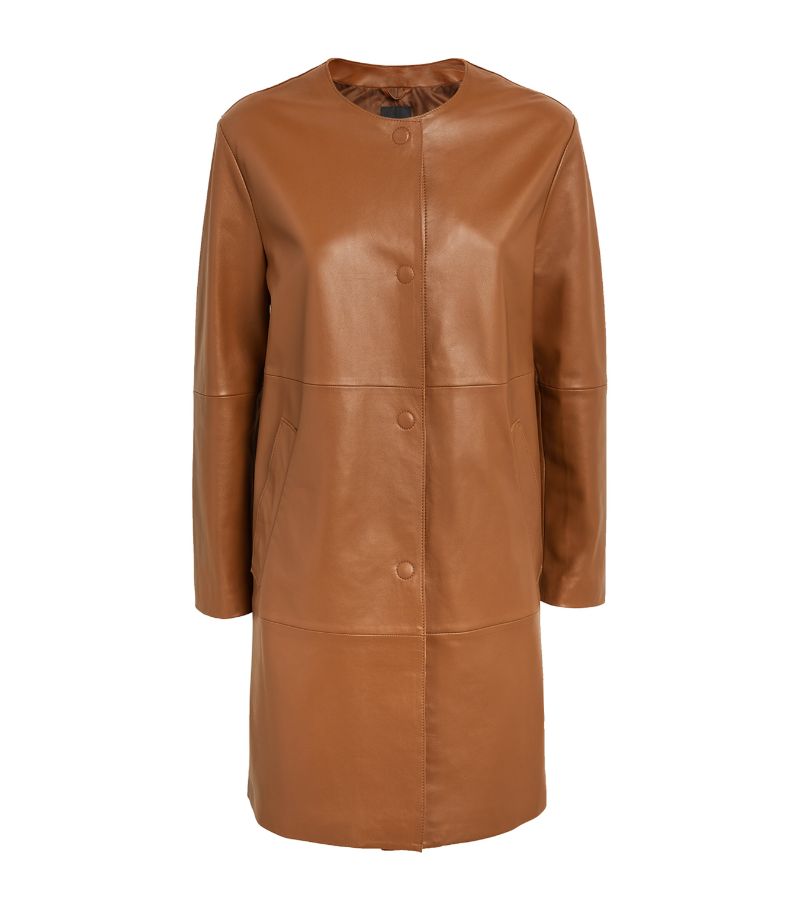 Weekend Max Mara Weekend Max Mara Leather Maia Duster Coat