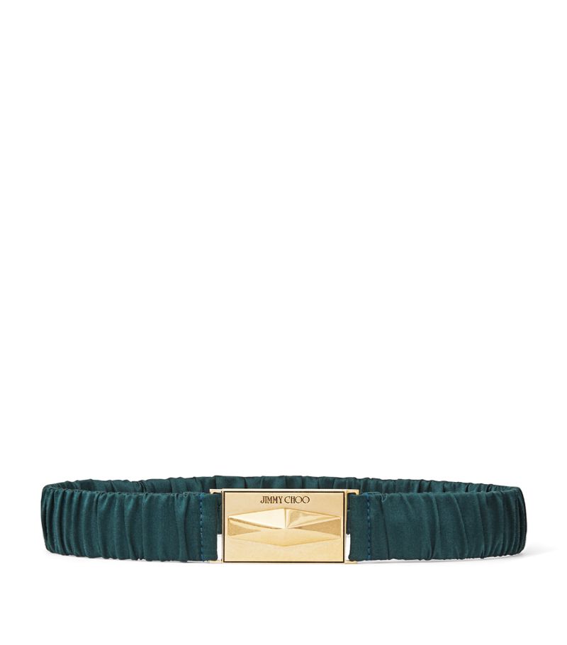 Jimmy Choo Jimmy Choo Diamond Ruched Belt