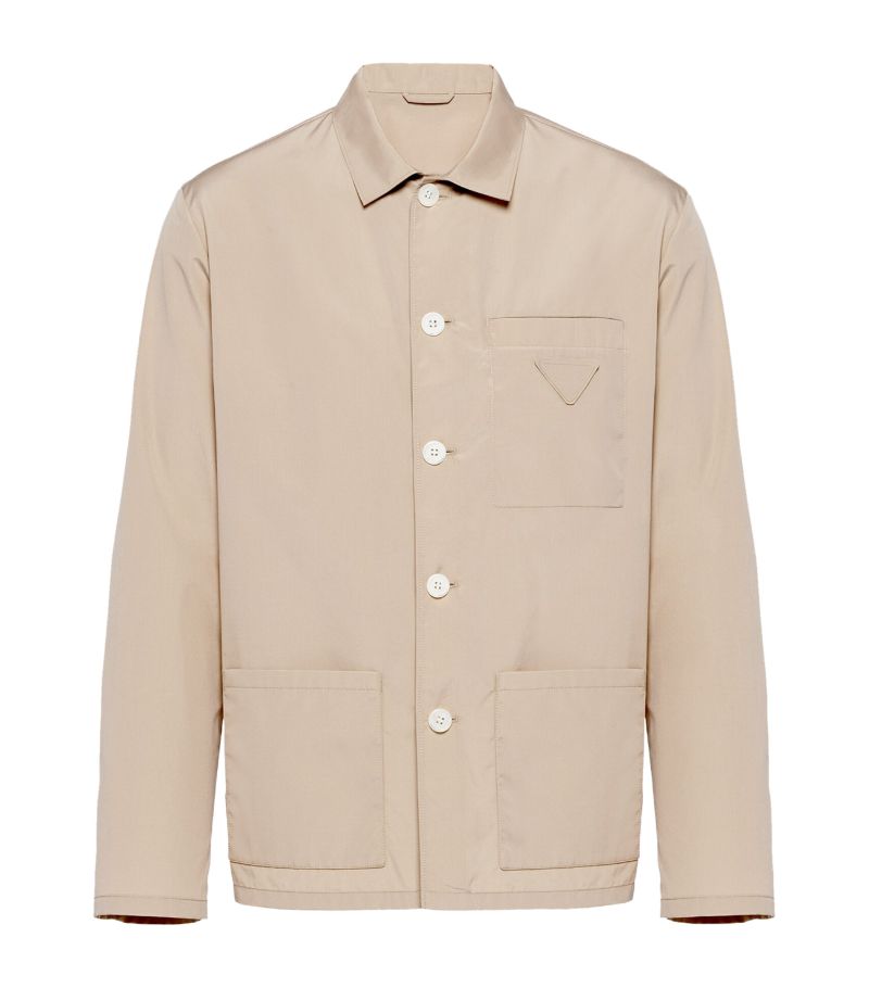 Prada Prada Collared Patch Pocket Jacket