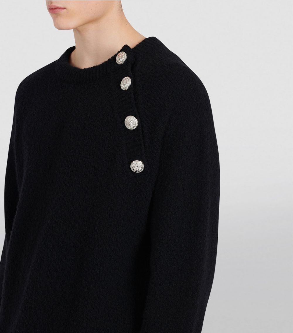 Balmain Balmain Buttoned Cashmere Sweater