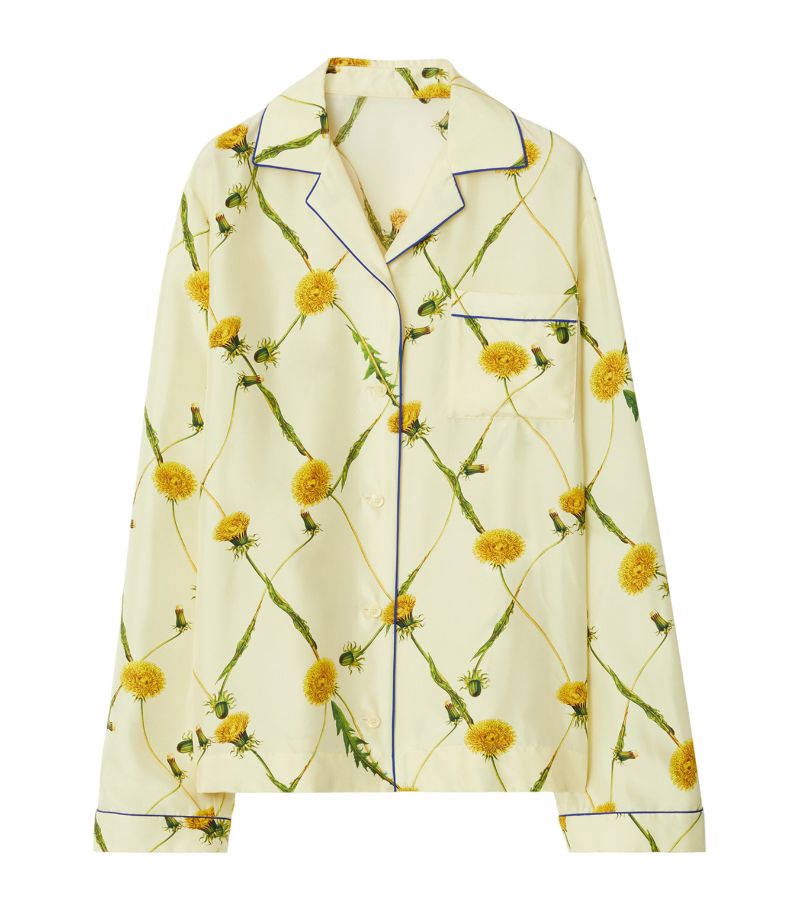 Burberry Burberry Silk Dandelion Pyjama Shirt