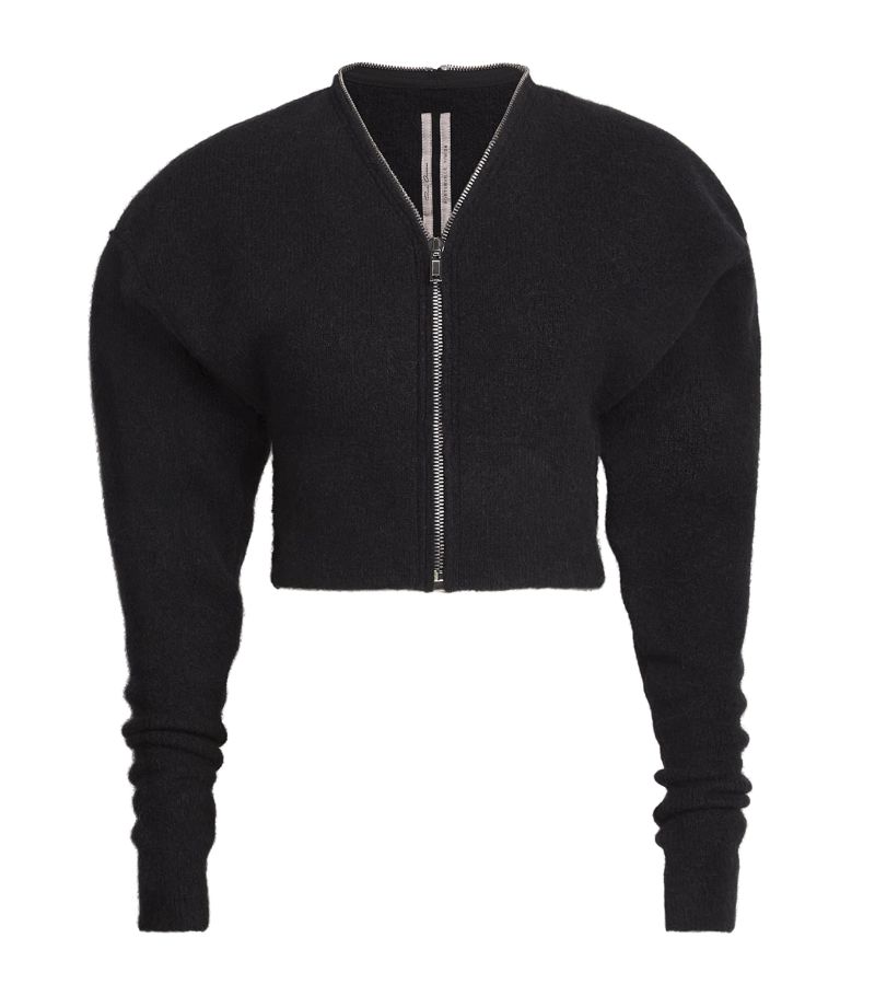 Rick Owens Rick Owens Alpaca-Blend Zip-Up Cardigan