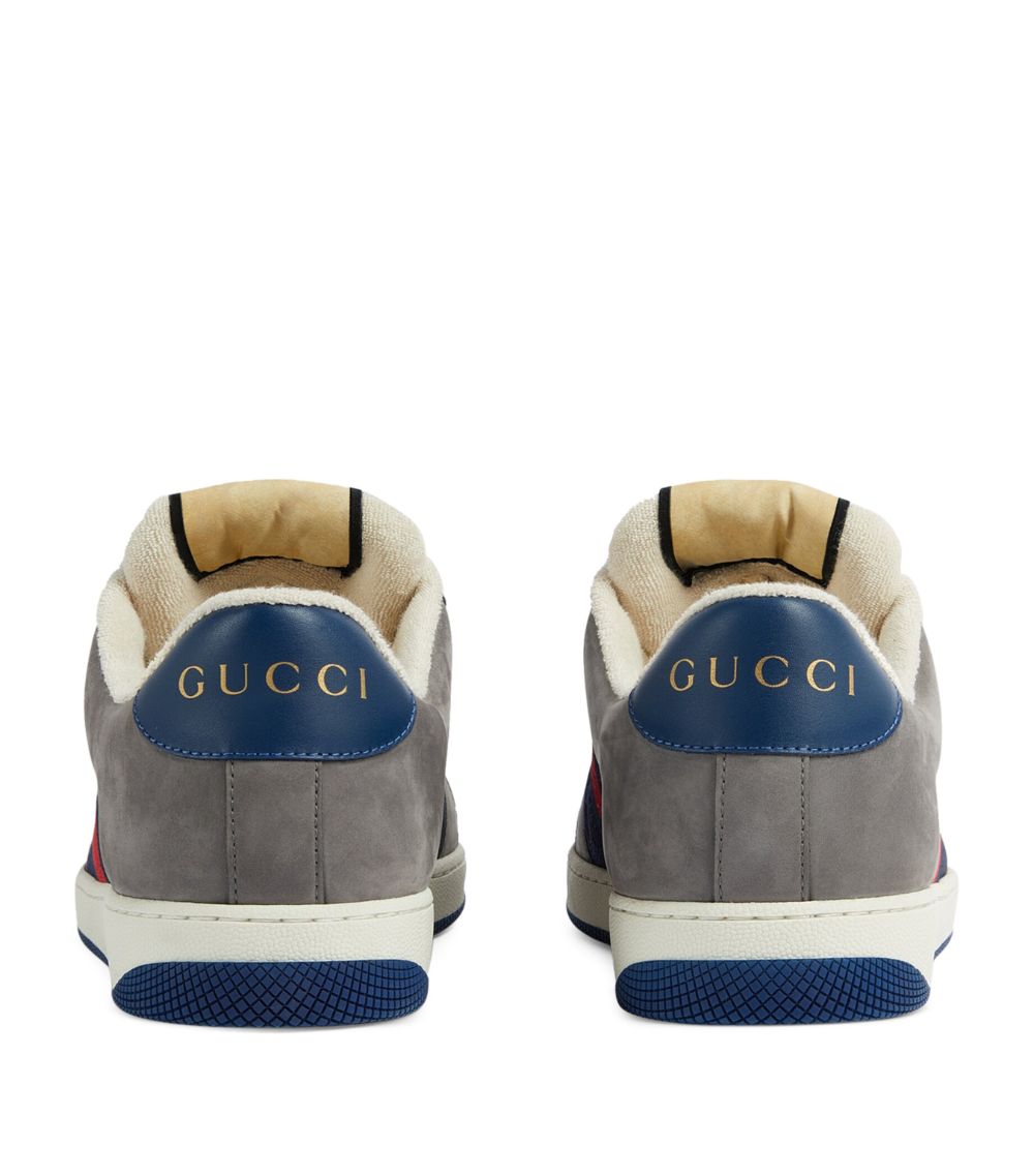 Gucci Gucci Suede Screener Sneakers