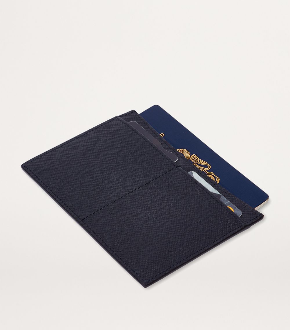 Smythson Smythson Panama Leather Passport Sleeve