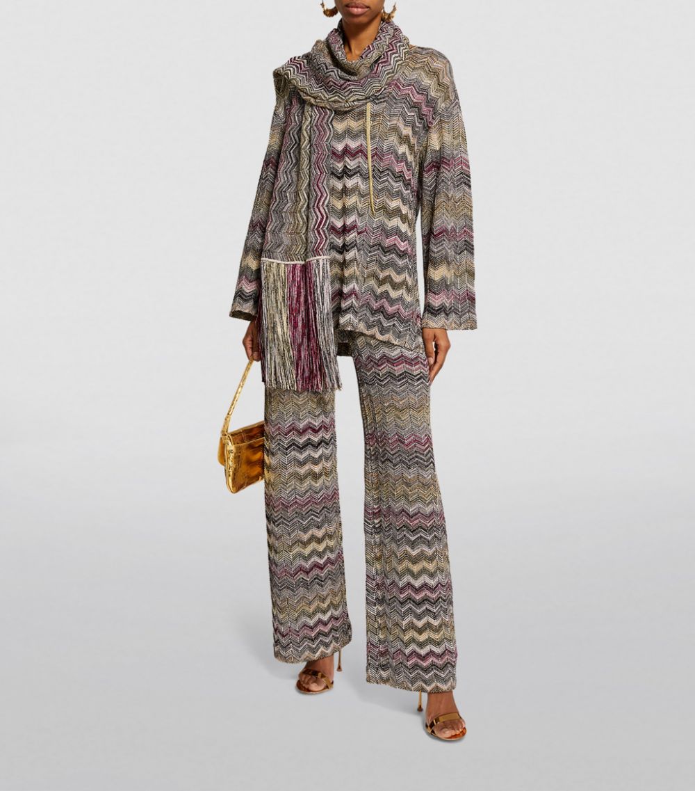 Missoni Missoni Zigzag High-Waist Trousers