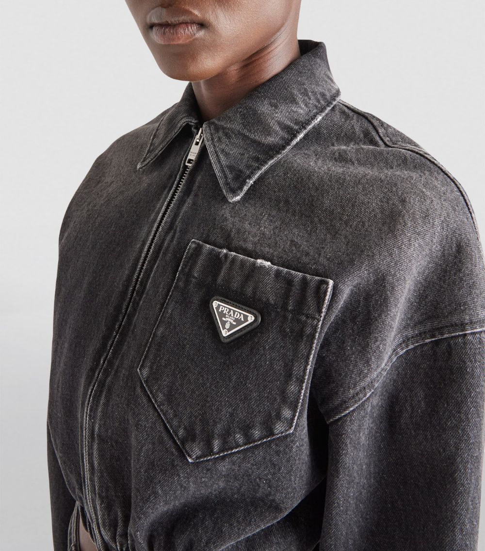 Prada Prada Denim Blouson Jacket