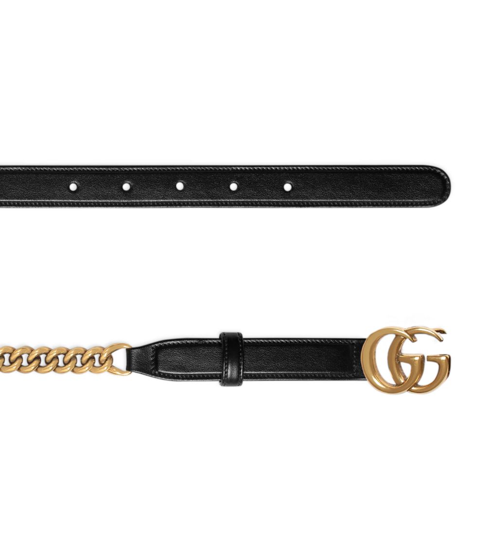 Gucci Gucci Gg Marmont Chain Belt