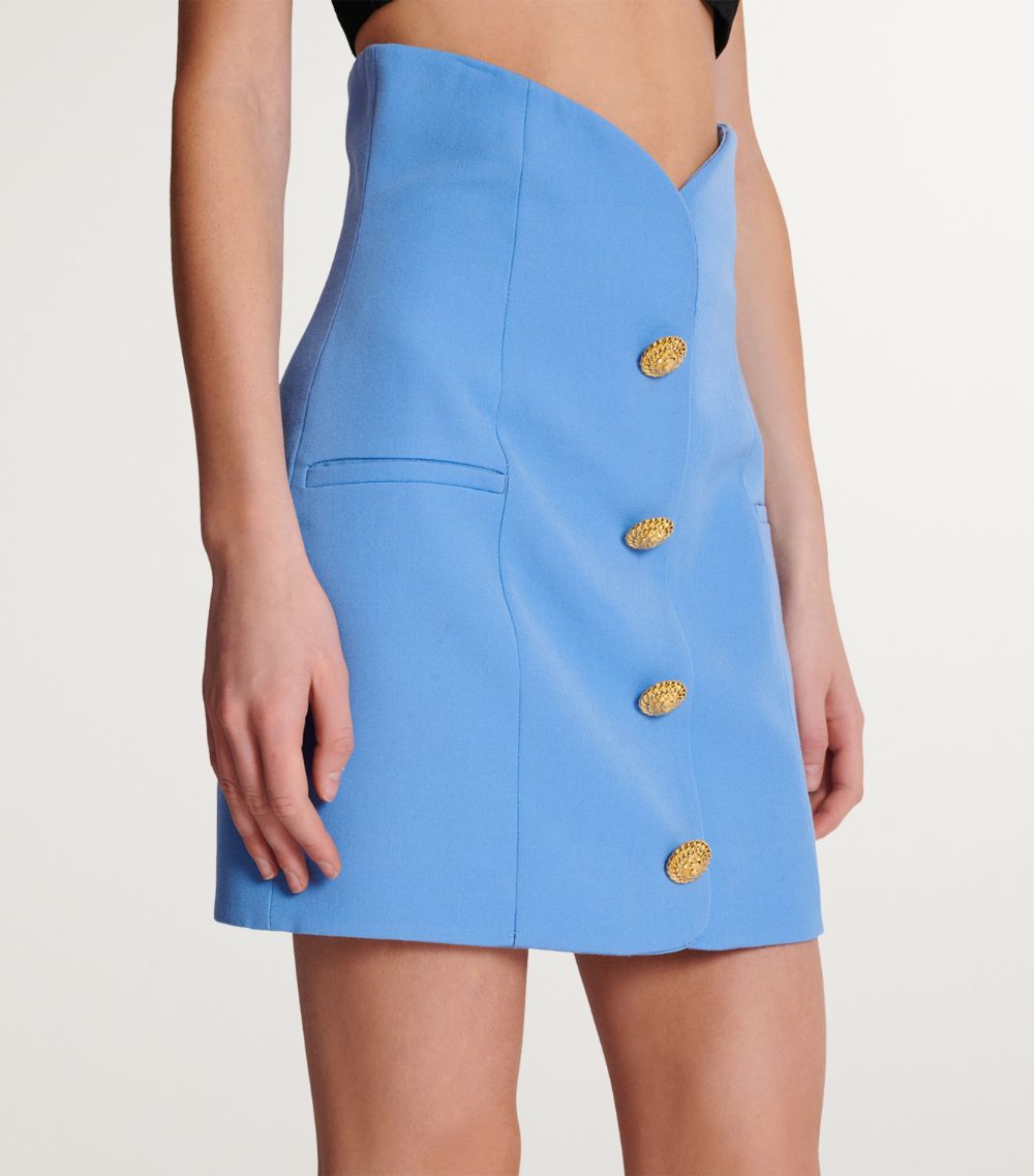 Balmain Balmain Virgin Wool Tulip Skirt