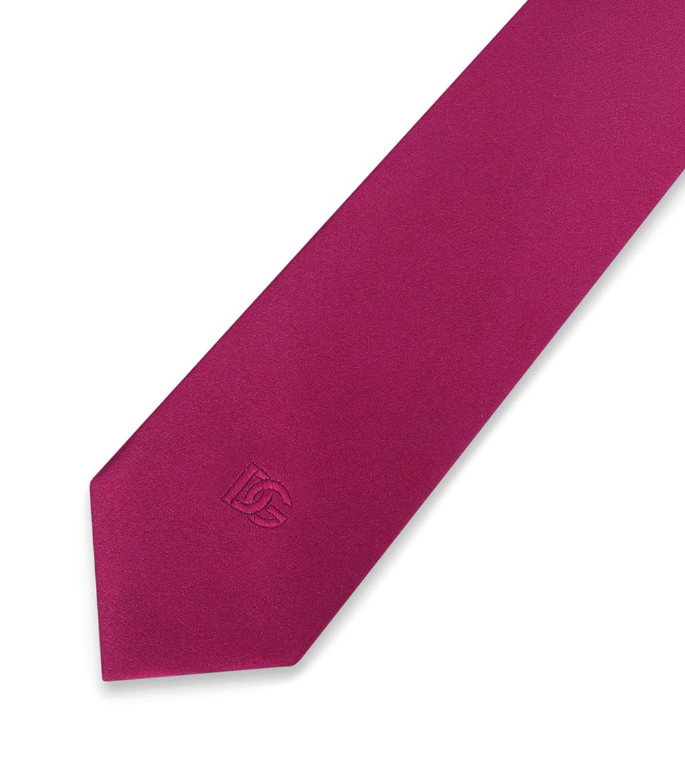 Dolce & Gabbana Dolce & Gabbana Silk Logo Tie