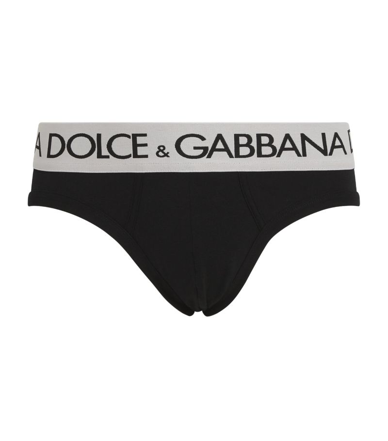 Dolce & Gabbana Dolce & Gabbana Stretch-Cotton Logo Briefs