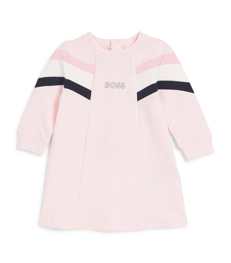 Boss Kidswear Boss Kidswear Cotton Logo Dress (1-18 Months)