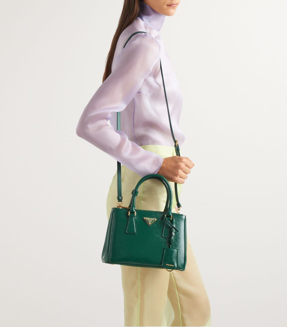 Prada Prada Small Leather Galleria Saffiano Top-Handle Bag