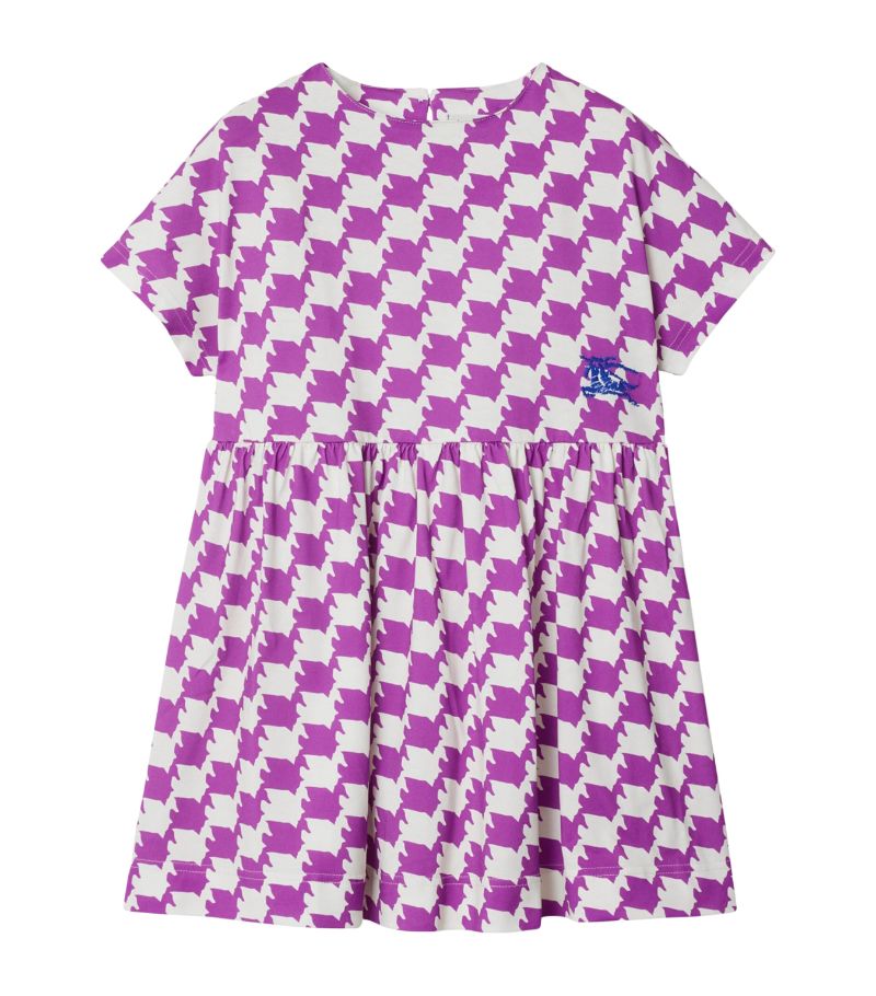 Burberry Burberry Kids Cotton Duckstooth Dress (3-14 Years)