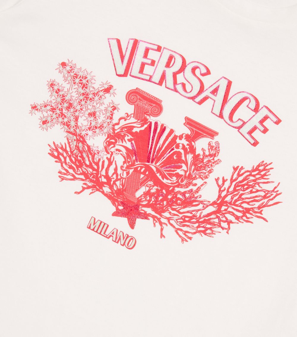 Young Versace Versace Kids Cotton Logo T-Shirt (4-14 Years)