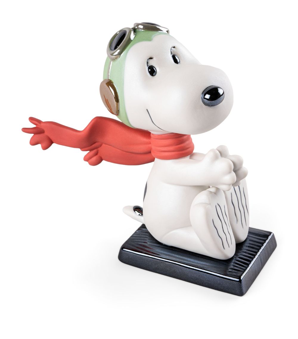 Lladró Lladró Porcelain Snoopy Flying Ace Figurine