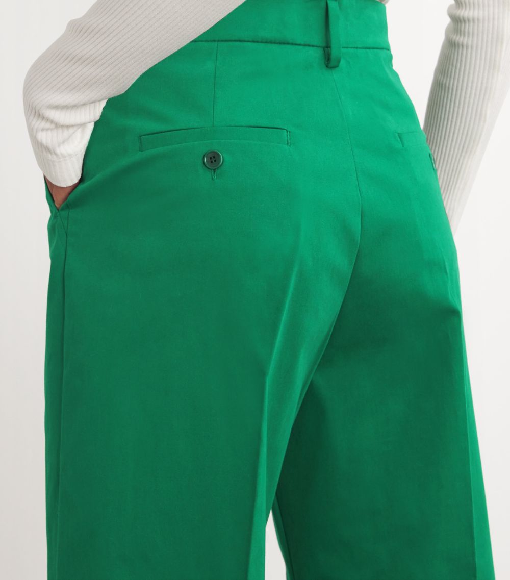 Weekend Max Mara Weekend Max Mara Cropped Wide-Leg Trousers