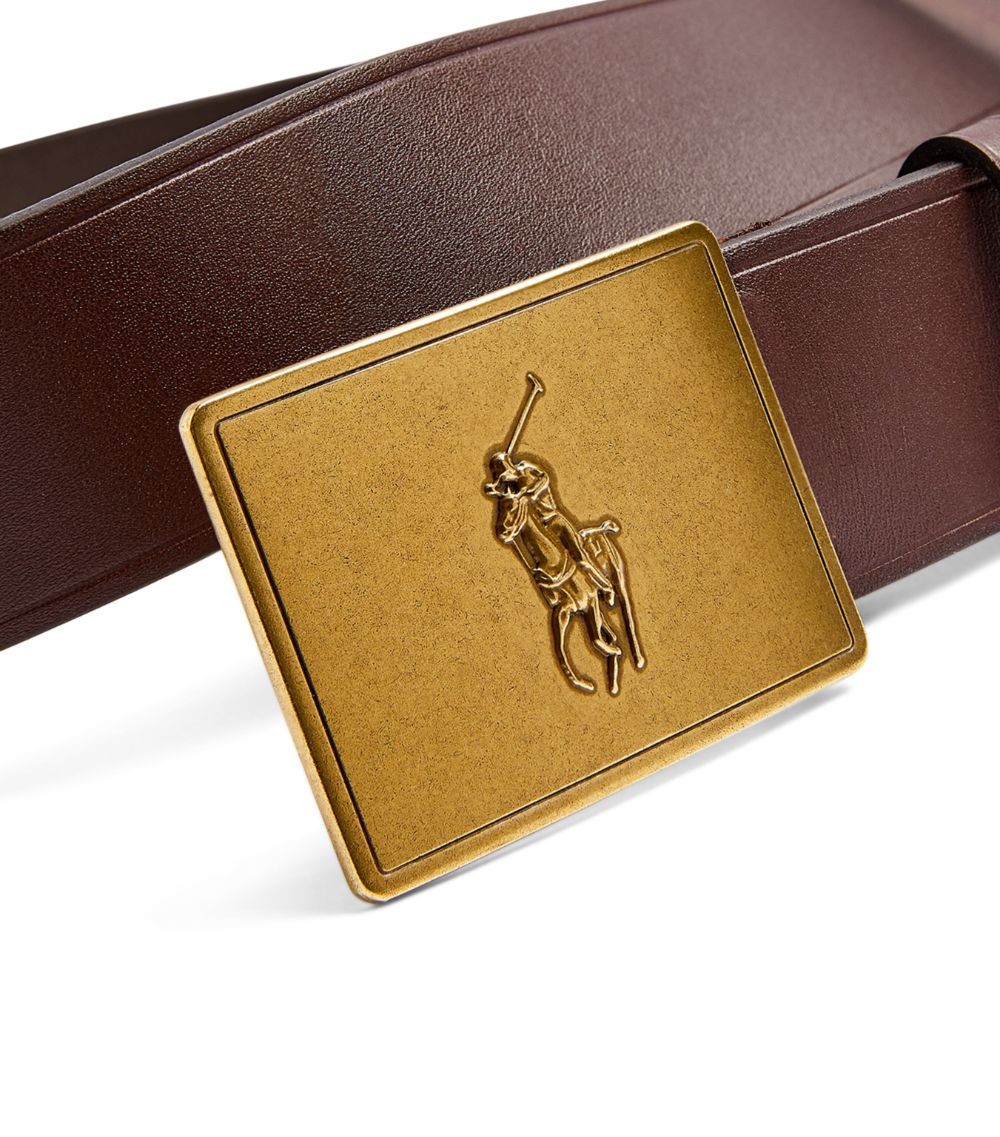 Polo Ralph Lauren Polo Ralph Lauren Leather Polo Pony Belt