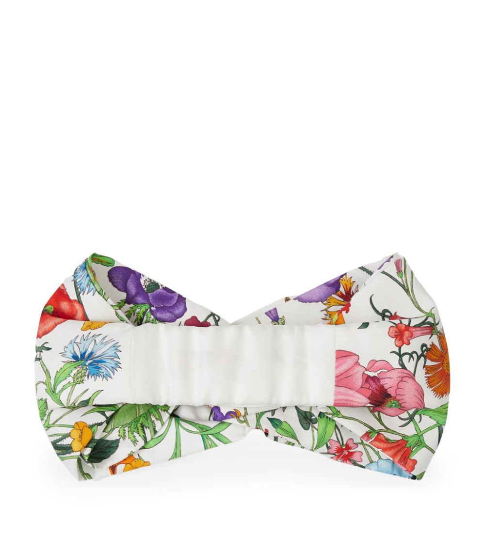 Gucci Gucci Silk Flora Print Headband