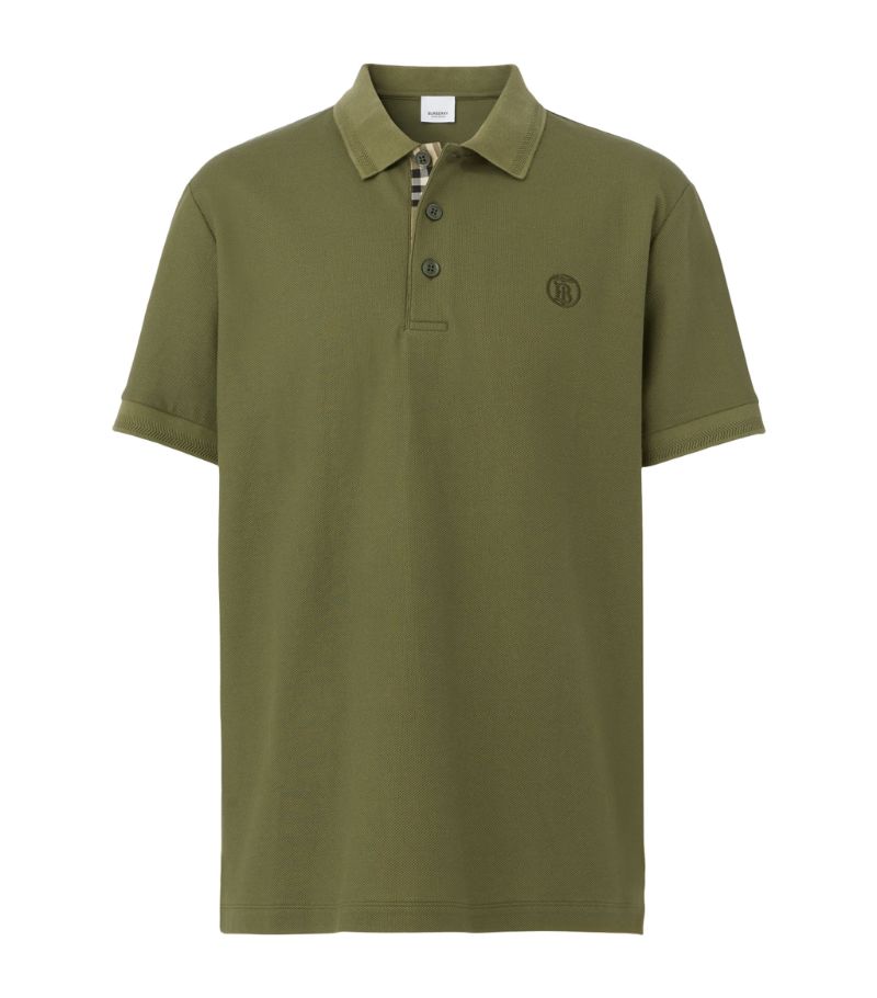 Burberry Burberry Cotton Tb Monogram Polo Shirt