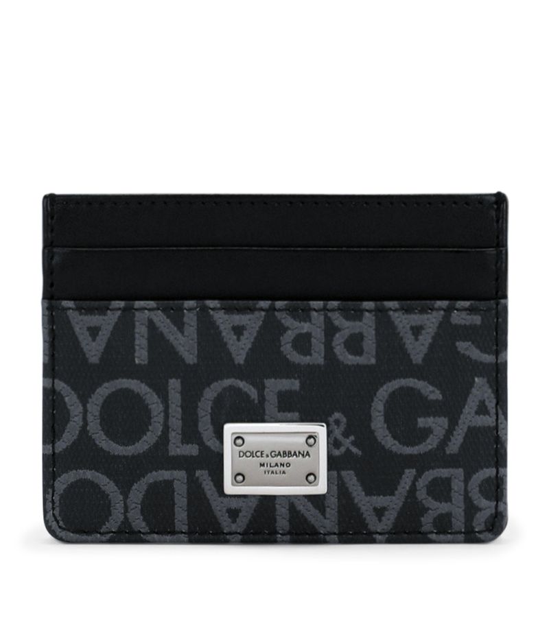 Dolce & Gabbana Dolce & Gabbana Jacquard Logo Print Cardholder