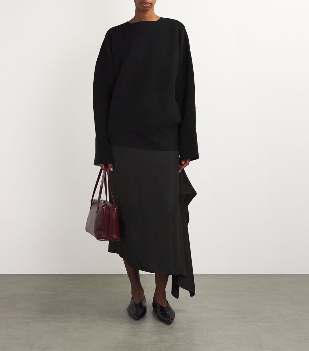 Jil Sander Jil Sander Asymmetric Midi Skirt