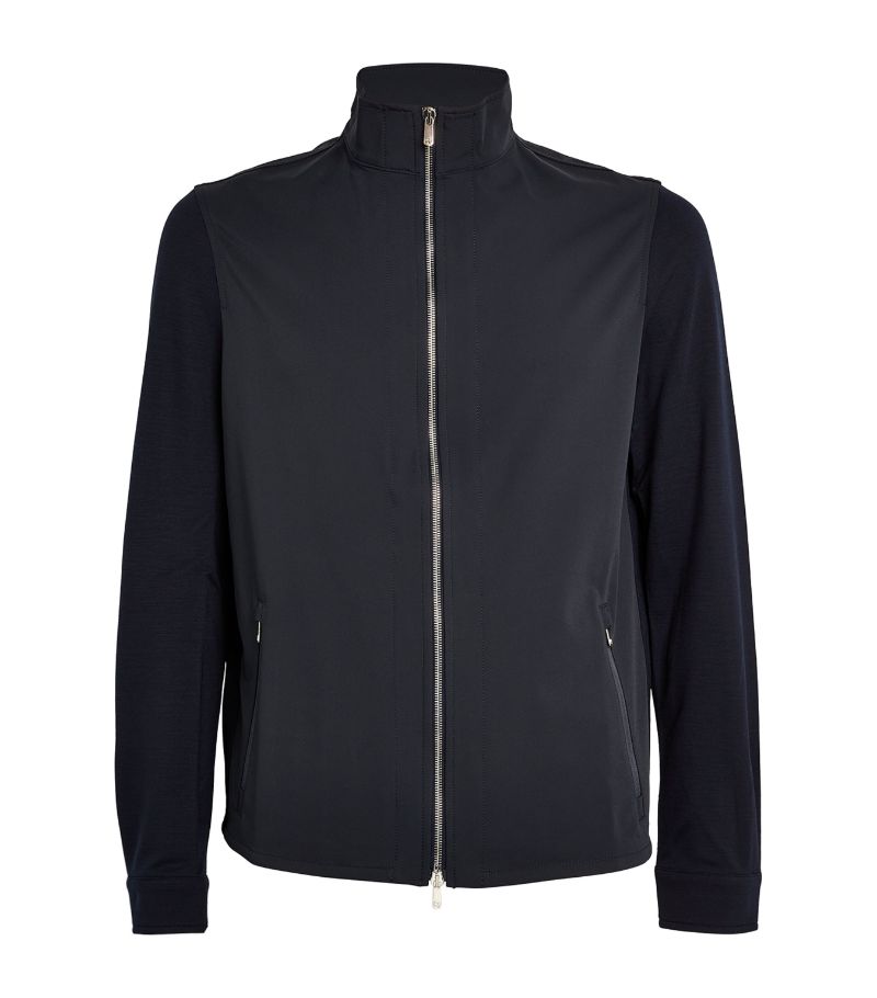 Marco Pescarolo Marco Pescarolo Wool Zip-Up Track Jacket