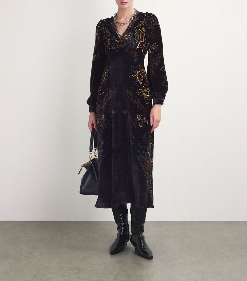 Etro Etro Velvet Printed Dress