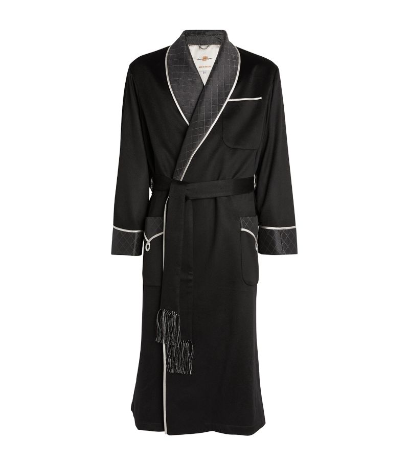  Daniel Hanson Cashmere-Silk Robe