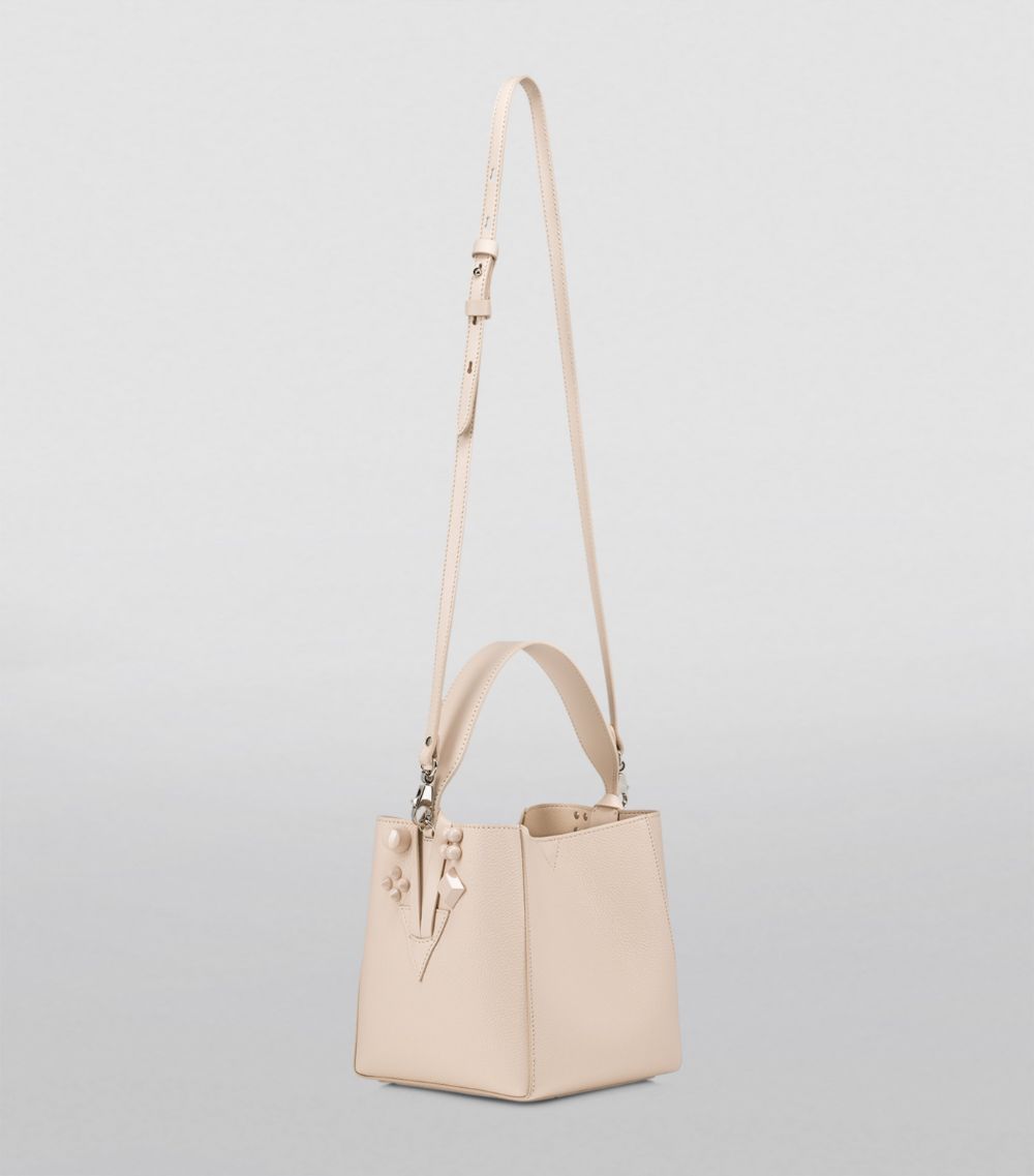 Christian Louboutin Christian Louboutin Cabachic Mini Leather Bucket Bag