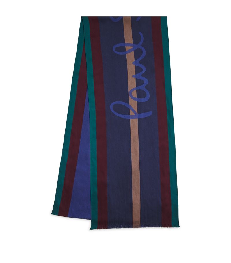 Paul Smith Paul Smith Striped Reggie Scarf