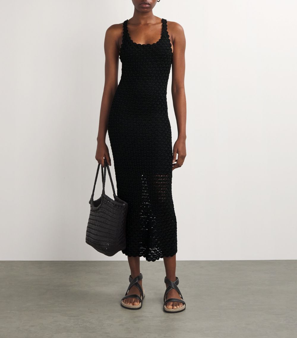 Alice + Olivia Alice + Olivia Crochet Bray Luster Maxi Dress