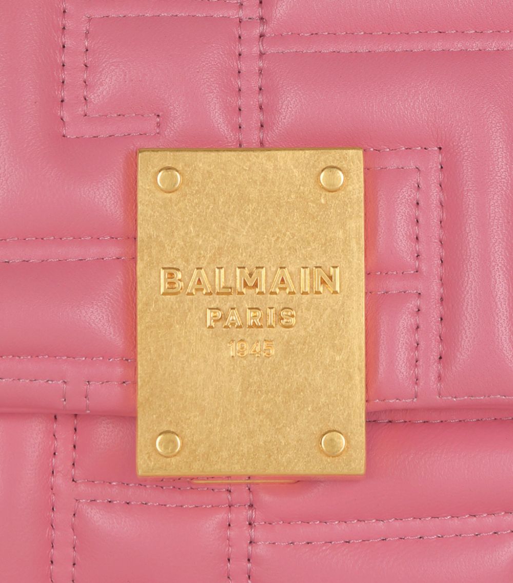 Balmain Balmain Mini Quilted Leather 1945 Soft Shoulder Bag