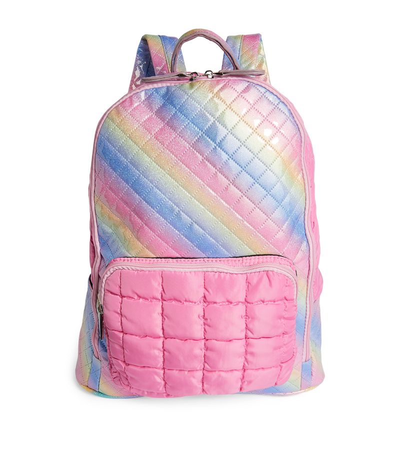 Bari Lynn Bari Lynn Quilted Rainbow Backpack