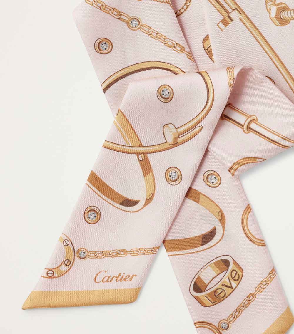 Cartier Cartier Silk Precious Mundanity Twilly