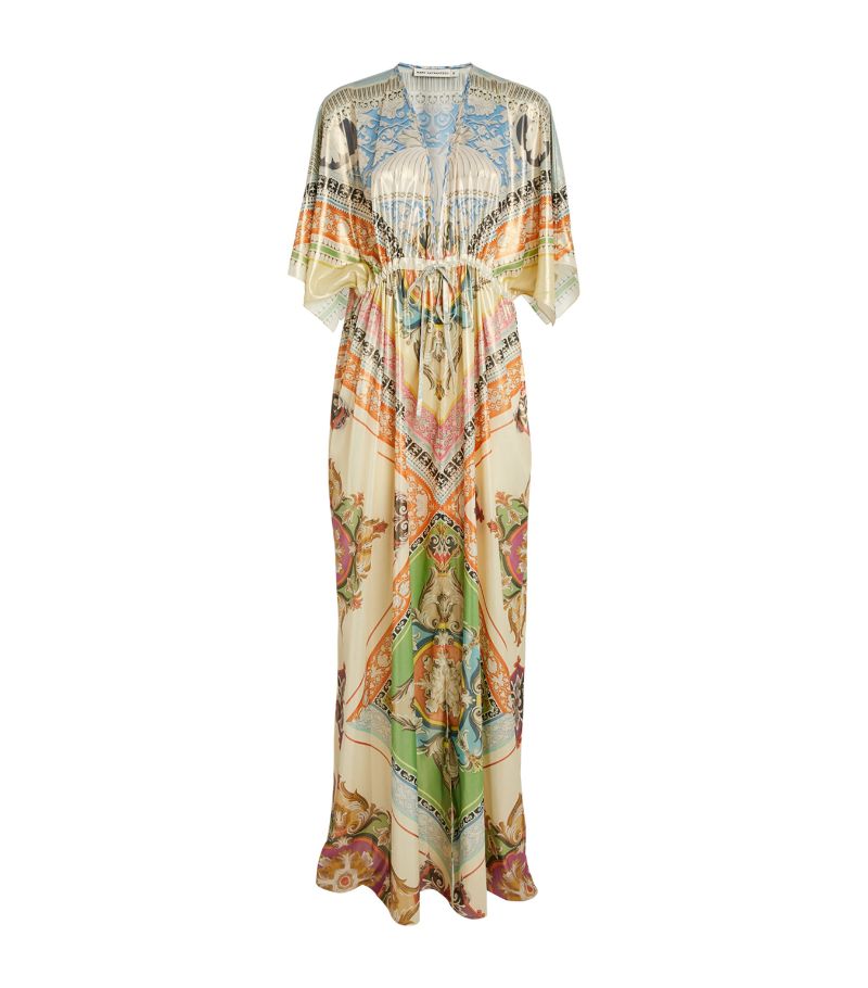 Mary Katrantzou Mary Katrantzou Tile Print Kaftan Maxi Dress