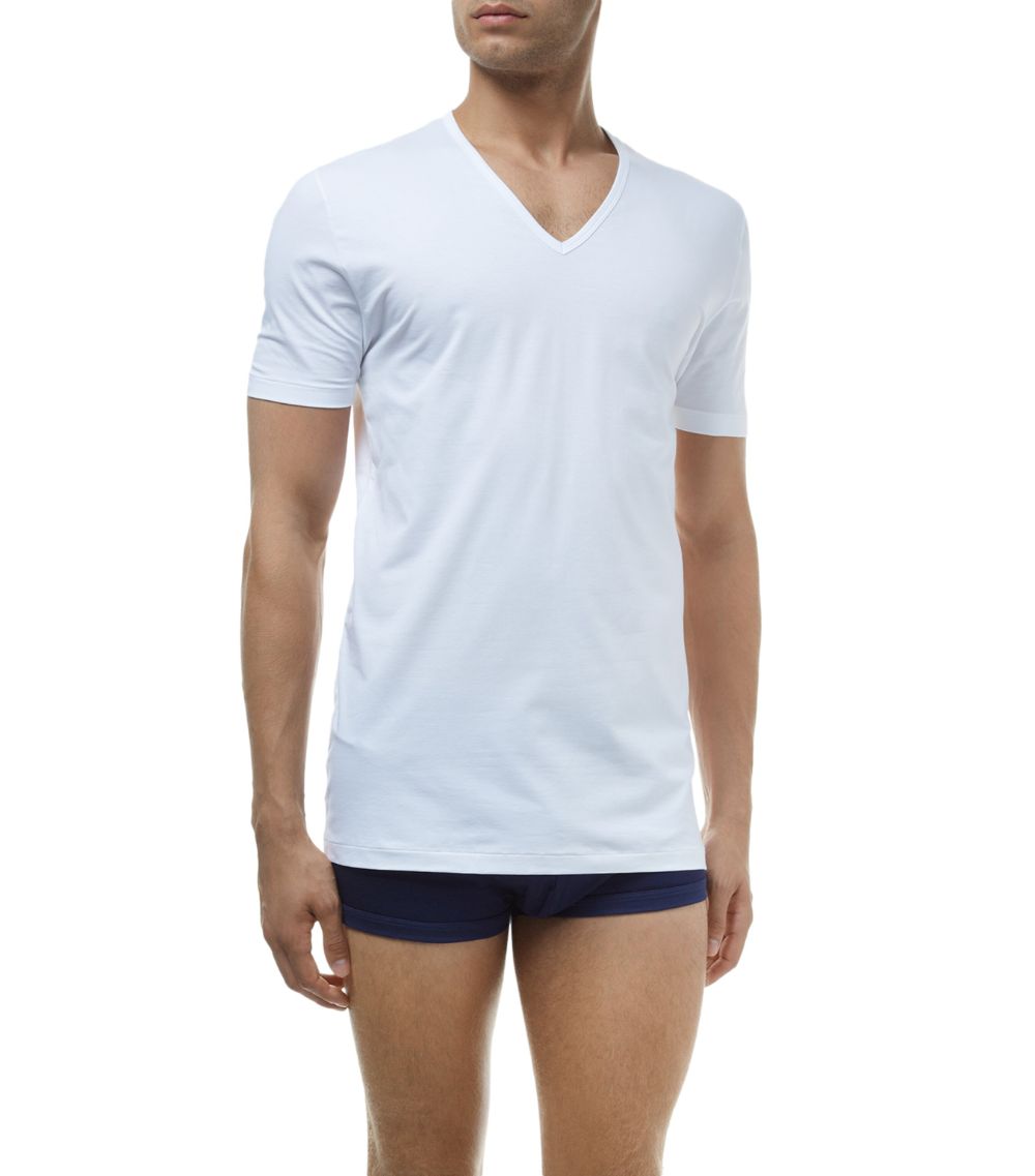 Zimmerli Zimmerli 172 Pure Comfort V-Neck T-Shirt