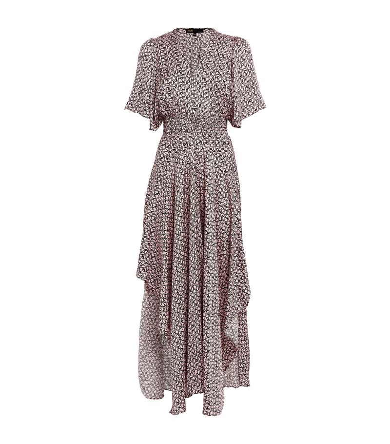  Maje Printed Midi Dress