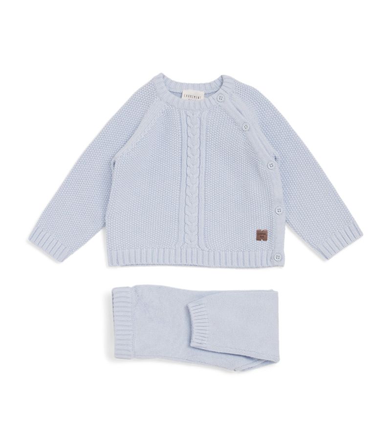 Carrément Beau Carrement Beau Cotton-Wool Cardigan And Leggings Set (18 Months)