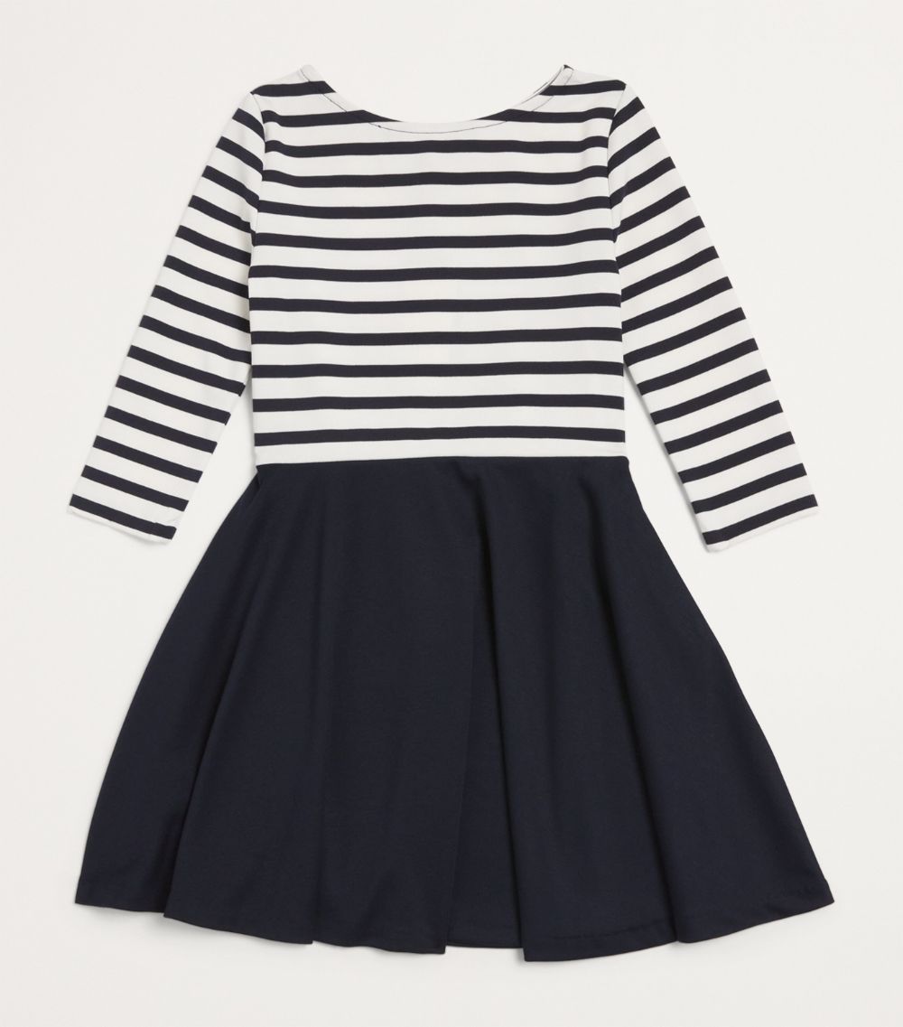 Ralph Lauren Kids Ralph Lauren Kids Striped Logo Dress (7-14 Years)