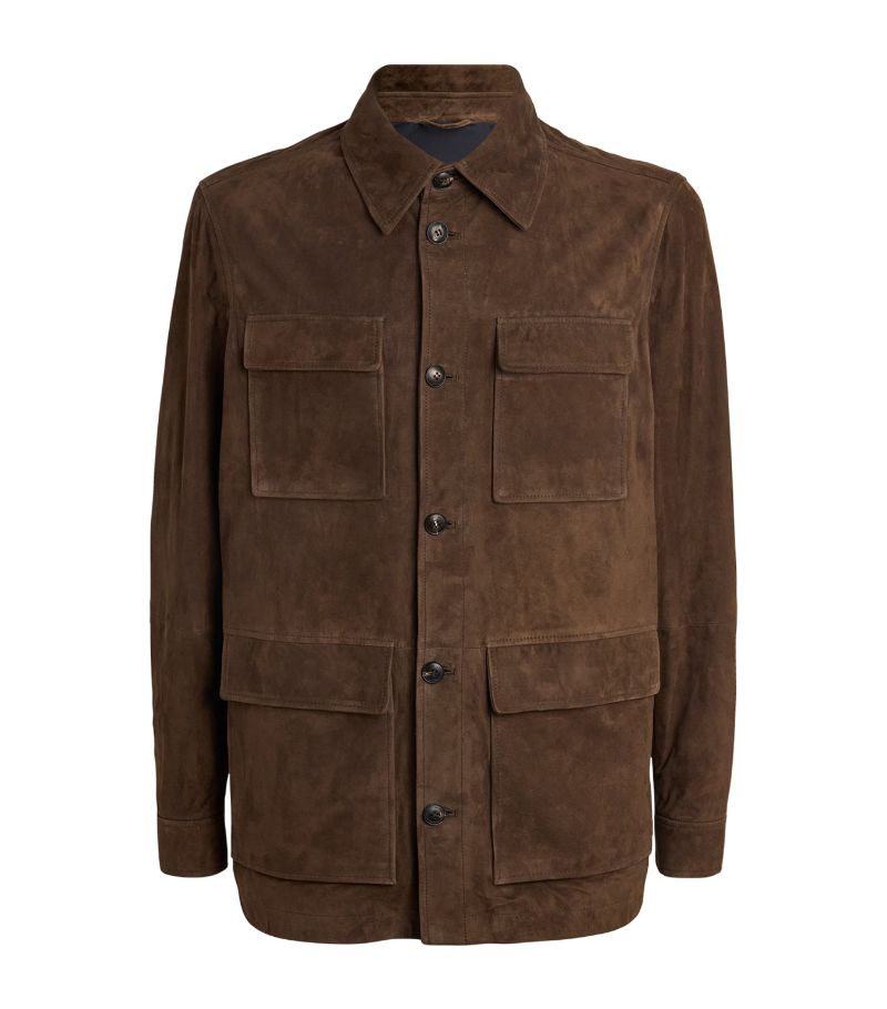 Pal Zileri Pal Zileri Suede Shirt Jacket