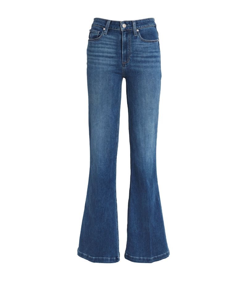 Paige Paige Genevive High-Waist Flared Jeans