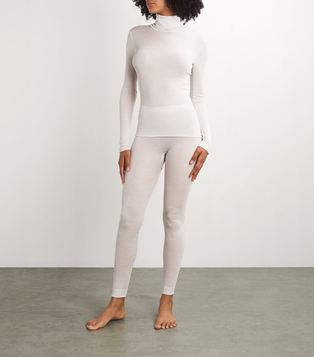 Zimmerli Zimmerli Wool-Silk Rollneck Top