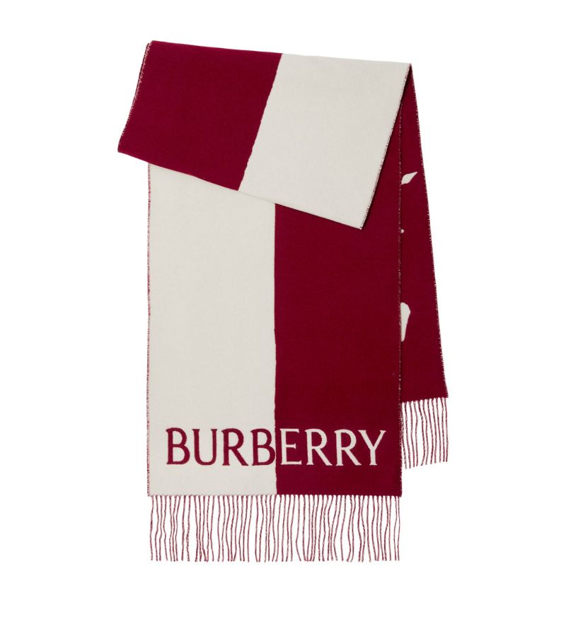 Burberry Burberry Wool-Cashmere Ekd Print Scarf