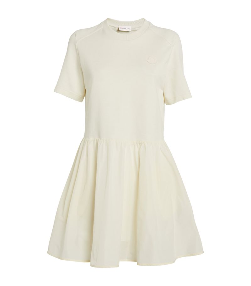 Moncler Moncler Cotton T-Shirt Mini Dress